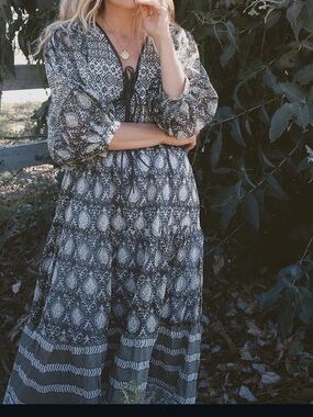 Daughters of India | Dresses | Daughters Of India Kyra Dress Olive Green Floral Print Midi Dress Size Small | Poshmark Daughters of India | Dresses | Daughters Of India Kyra Dress Olive Green Floral Print Midi Dress Size Small | Poshmark